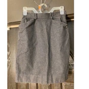 Anne Klein II Gray Skirt 6